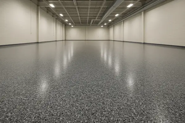 Industrial epoxy floor, sample render