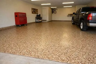 Garage epoxy floor coating, Spring, TX