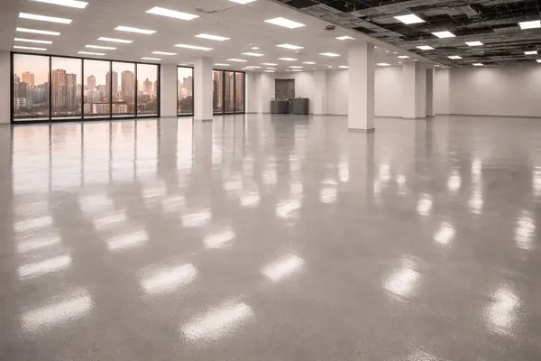 Completed commercial epoxy floor