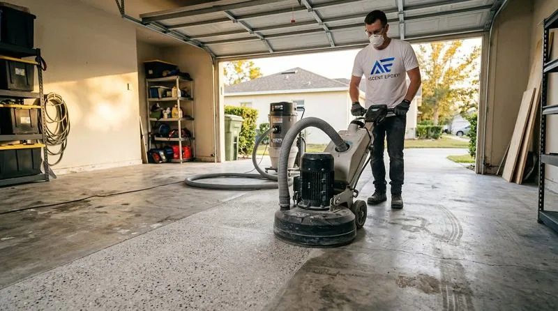Diamond grinding concrete surface preparation Houston