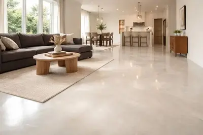 Residential interior epoxy floor, Spring, TX