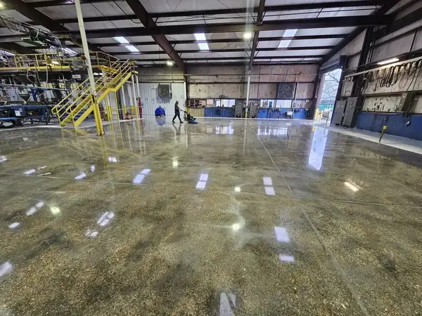 Industrial concrete floor Houston